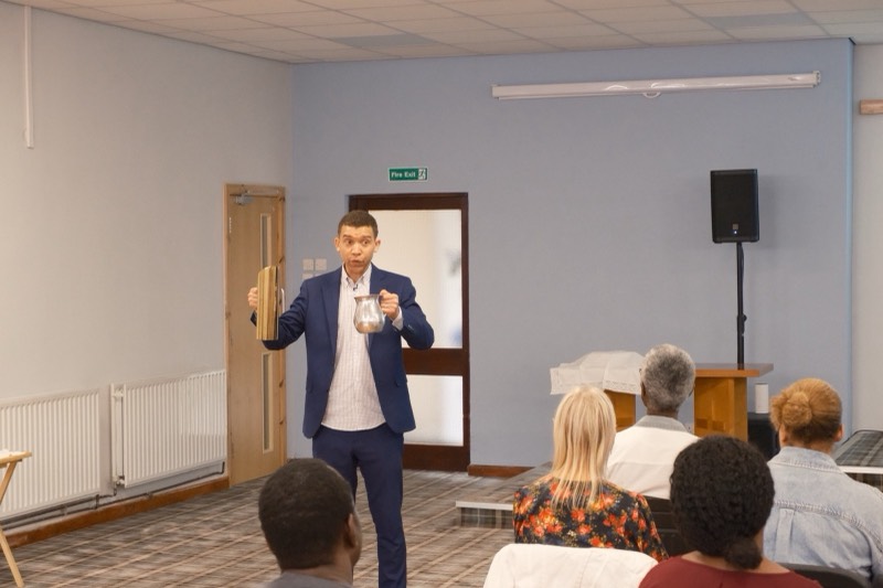 Preaching on a Sunday morning
